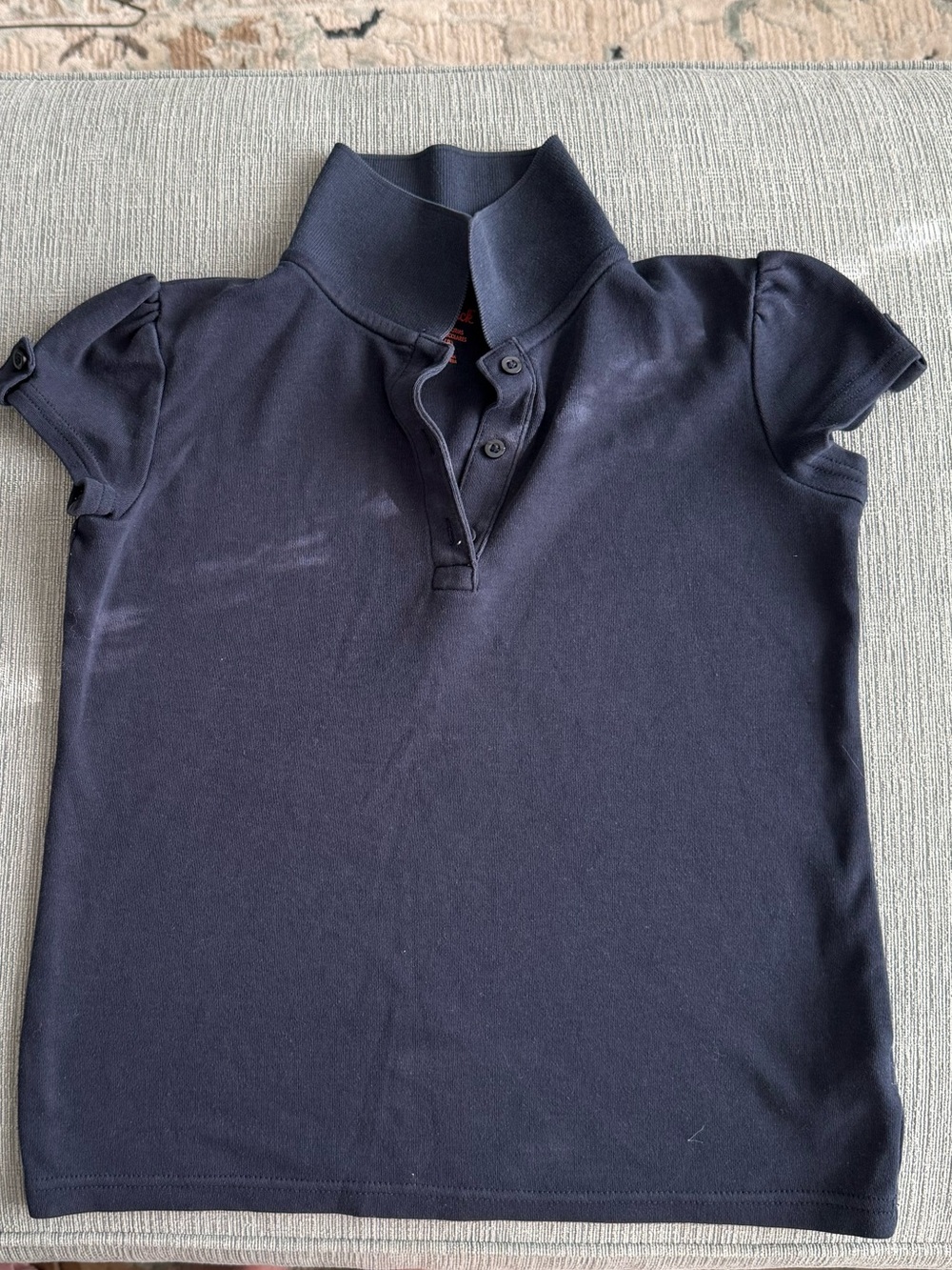 Cat & Jack Navy Polo Shirt School Uniform Medium 7/8